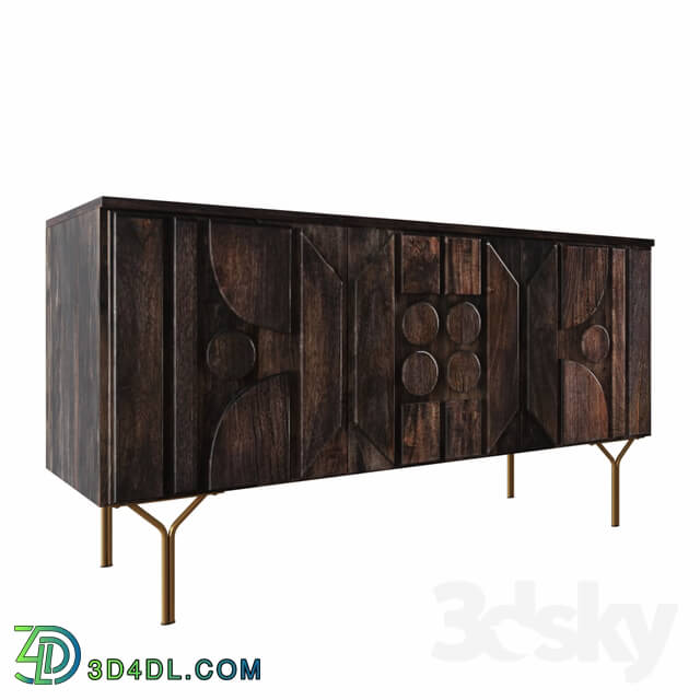 Sideboard _ Chest of drawer - Pictograph Buffet _58 __ - Carbon