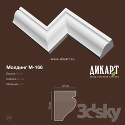 Decorative plaster - M-166 30Hx22mm 