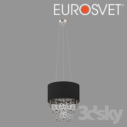 Ceiling light - OM Suspended chandelier with black lampshade Bogate__39_s 287_4 Papillon 