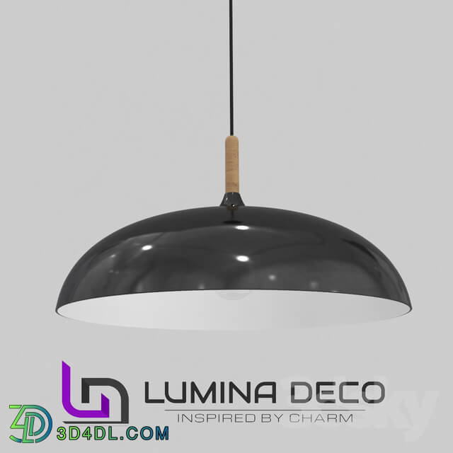 Ceiling light - _OM_ Pendant lamp Lumina Deco Versi black LDP 7899 _BK_