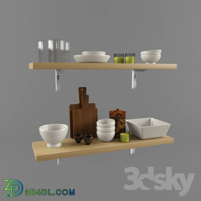Other kitchen accessories - Kitchen shelves