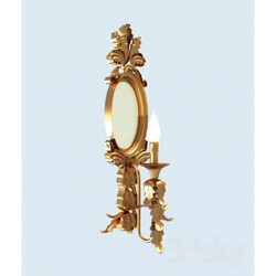 Wall light - antique bra 