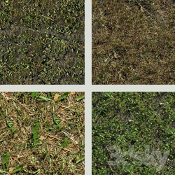 Natural materials - seamless texture of grass 