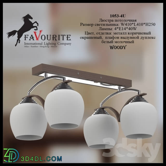 Ceiling light - Favourite 1053-4U