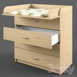 Miscellaneous - chest of drawers with changing table 