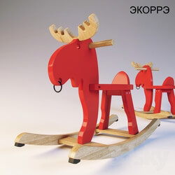 Toy - EKORRE rocking moose 