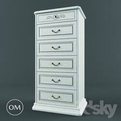 Sideboard _ Chest of drawer - Luigi_ white Miassmobili 