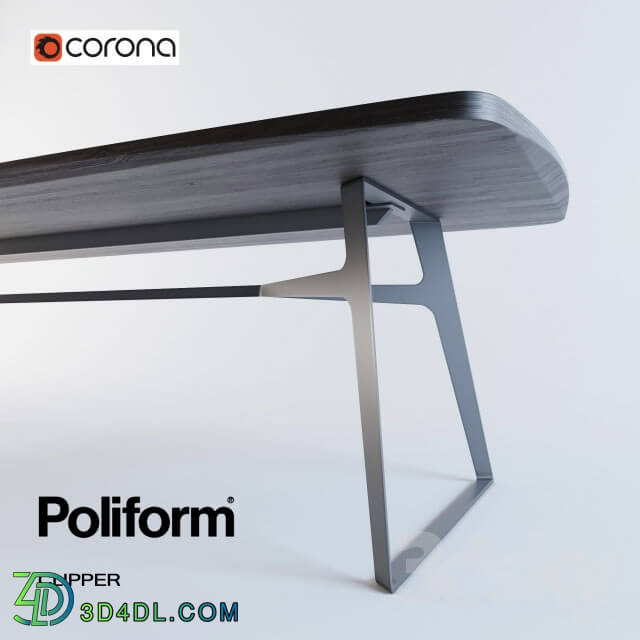 Table - dining table Poliform Clipper