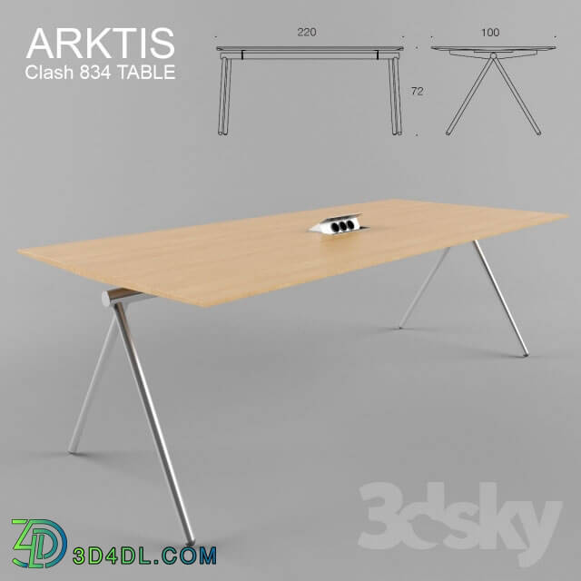 Office furniture - ARKTIS Clash 834 TABLE