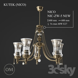 Ceiling light - KUTEK _NICO_ NIC-ZW-5-NEW 