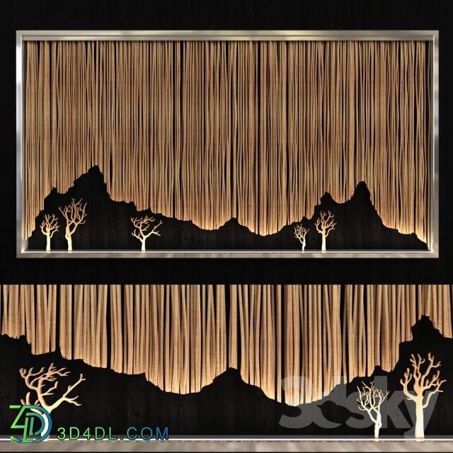 Other decorative objects - Decorative Panels Mountain