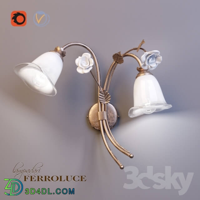 Wall light - Bra Ferroluce C1182 AP