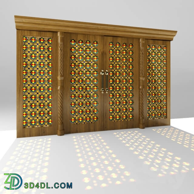Doors - Doors with oriental pattern