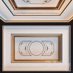 Decorative plaster - classic ceiling molds 1 