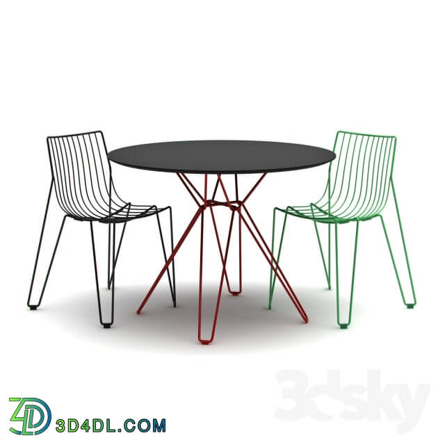 Table _ Chair - Massproductions Tio Chair _amp_ Table