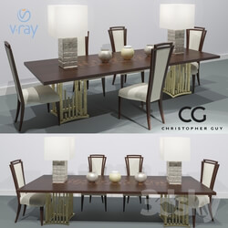 Table _ Chair - Christopher Guy Set Dolche Savannah Soho 