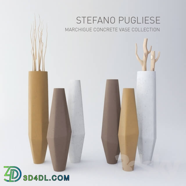 Vase - STEFANO PUGLIESE MARCHIGUE CONCRETE VASE COLLECTION 2013