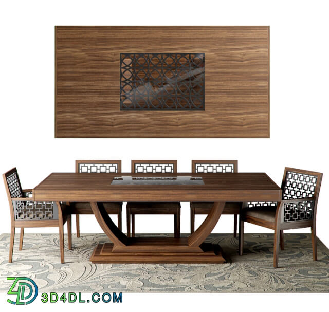 Table _ Chair - Table with chairs Mobi Dining rooms Morokko