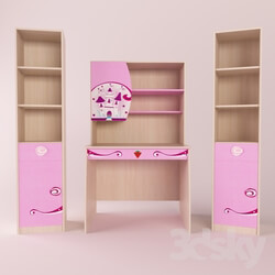 Miscellaneous - Furniture CILEK _series Princess_ rack_ table_ shelf to the table 