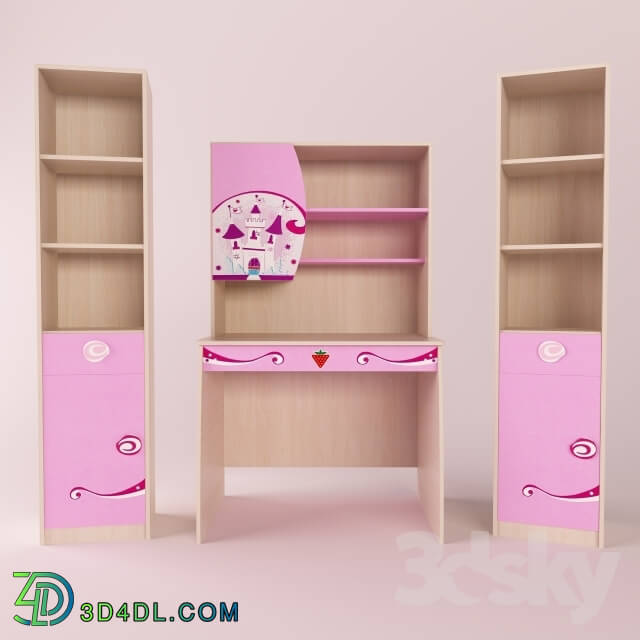 Miscellaneous - Furniture CILEK _series Princess_ rack_ table_ shelf to the table