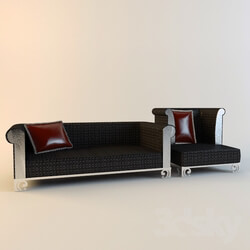 Sofa - Chinese furniture. Sofa and armchair. 