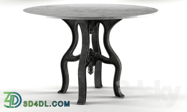 Table _ Chair - Ashford Task Chair with Hobbs 48__39_Round Dining Table-marble top
