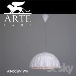 Ceiling light - Hanging lamp Arte Lamp A3400SP-1WH 