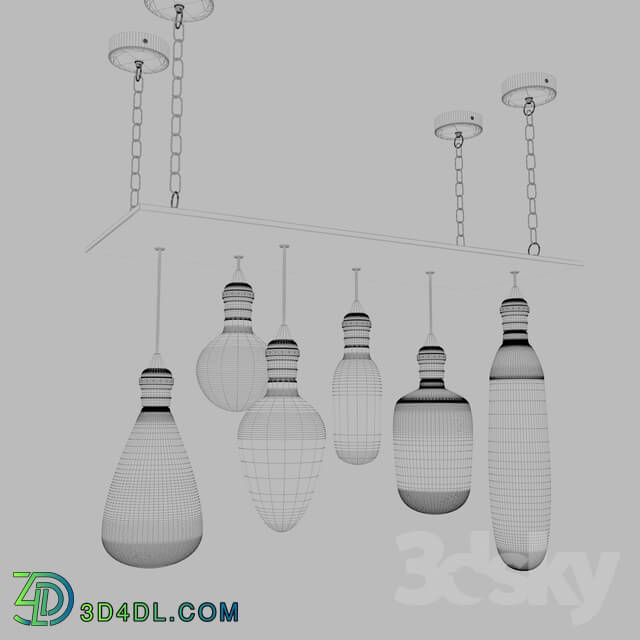 Ceiling light - Edison Light Bulbs