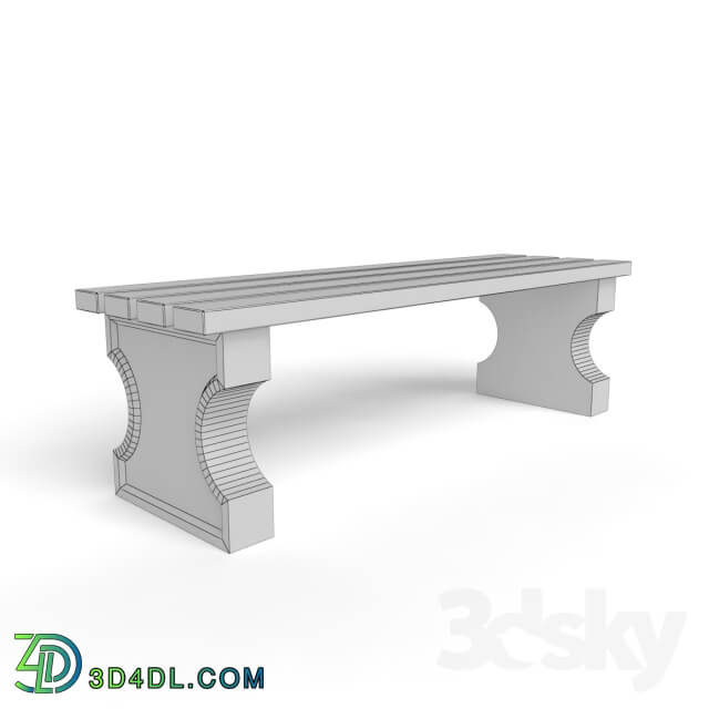 Other architectural elements - bench