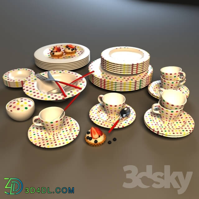 Tableware - Table set Bugatti