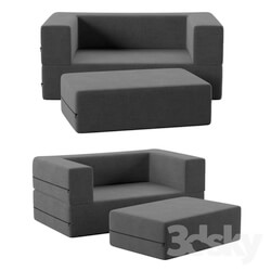 Other soft seating - Darell Storage Ottoman 
