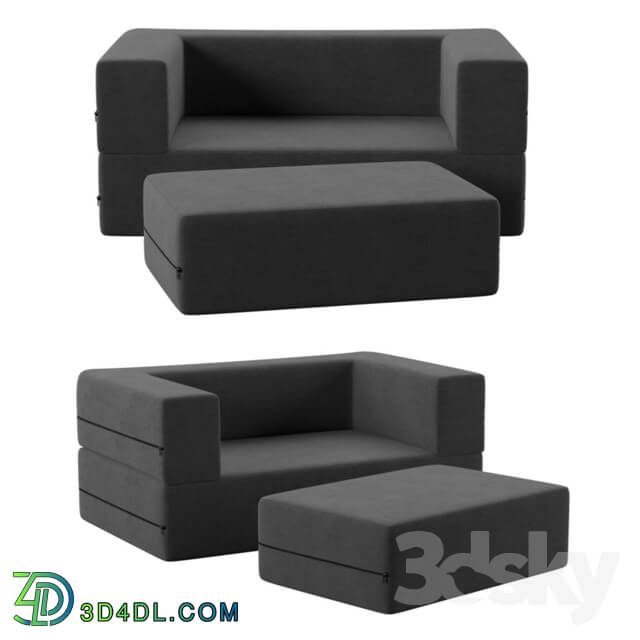 Other soft seating - Darell Storage Ottoman