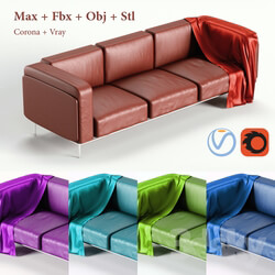 Sofa - Leather Sofa 