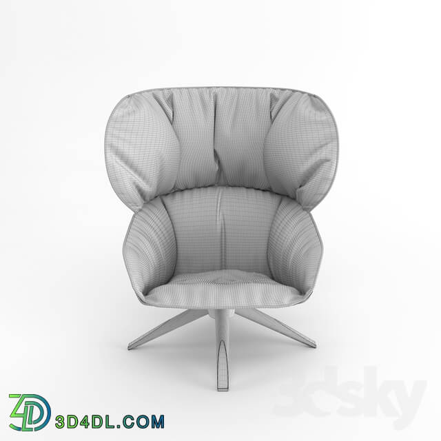 Arm chair - Tabano B _ B Italia _ Armchair