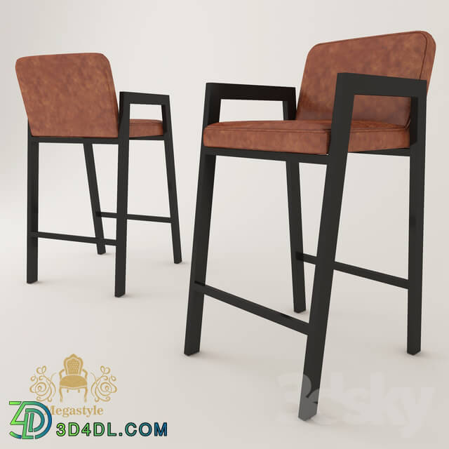 Chair - OM Bar stool Kong Hawker by Megastyle