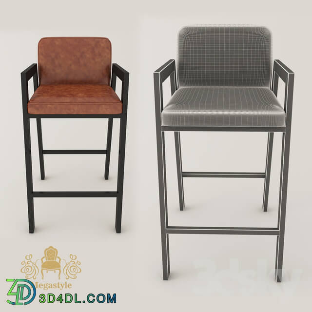 Chair - OM Bar stool Kong Hawker by Megastyle