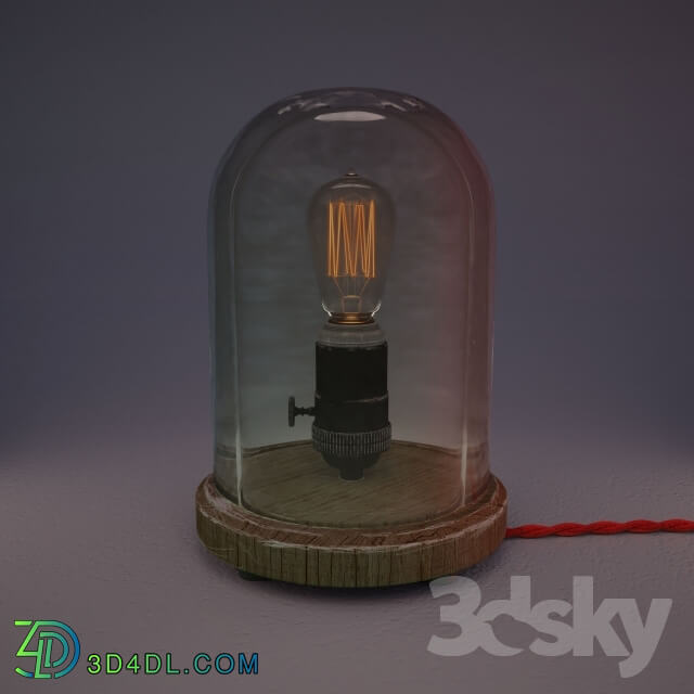 Table lamp - old_lamp