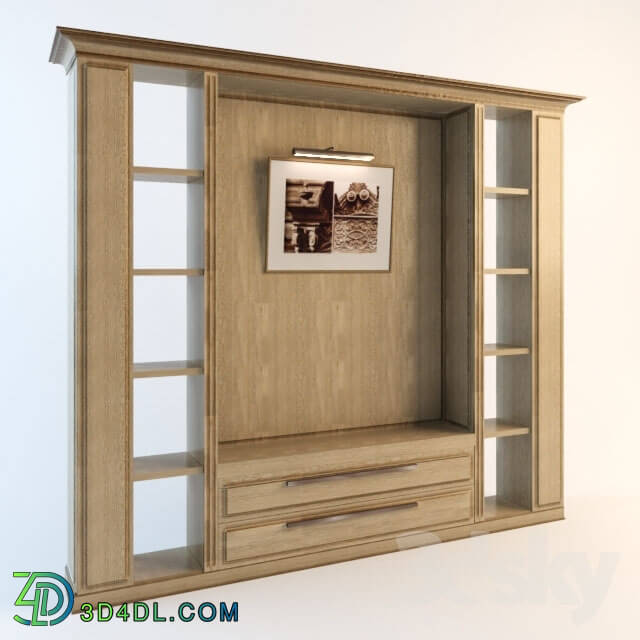 Wardrobe _ Display cabinets - Bookcase wall