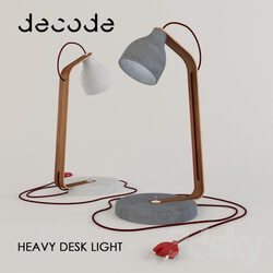 Table lamp - DECODE _ HEAVY DESK LIGHT 