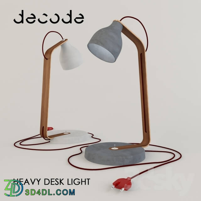 Table lamp - DECODE _ HEAVY DESK LIGHT