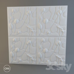 3D panel - _OM_ 3d wall panel _Artpole__ Rock 