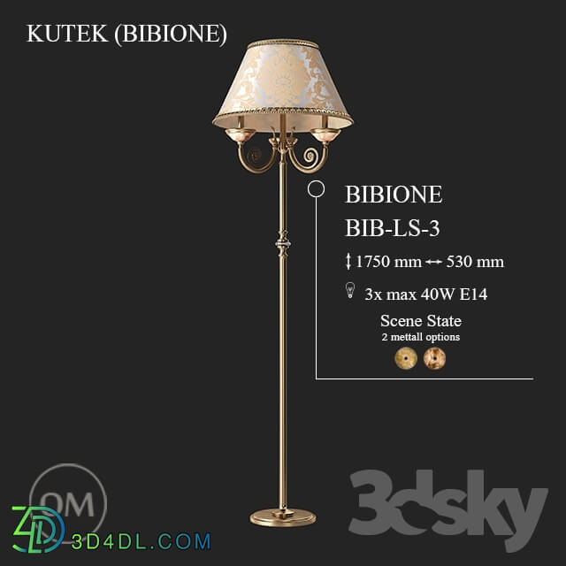 Floor lamp - KUTEK _BIBIONE_ BIB-LS-3