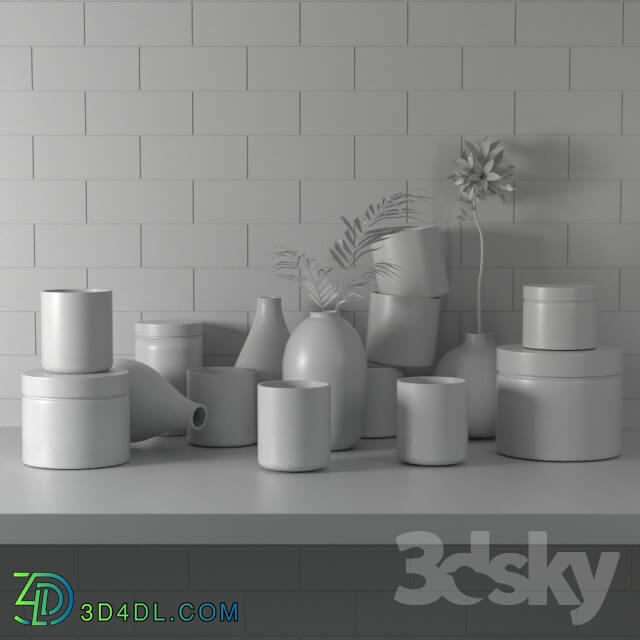 Vase - Decorative set