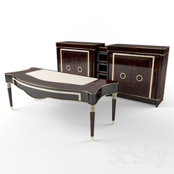 Other - A table and a chest of drawers in the style of Art Deco 