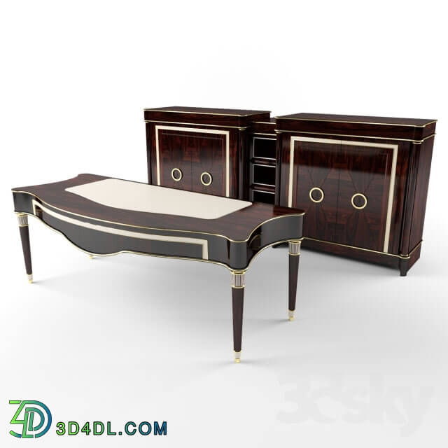 Other - A table and a chest of drawers in the style of Art Deco