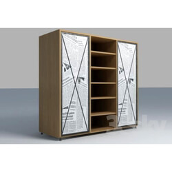 Wardrobe _ Display cabinets - cupboard for books 