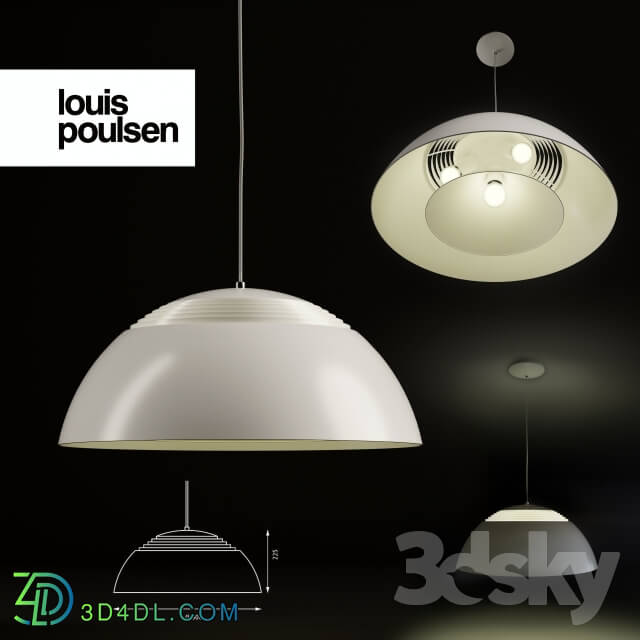 Ceiling light - Chandelier Louis Poulsen AJ Royal by Arne Jacobsen