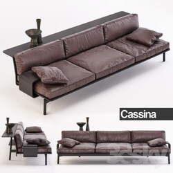 Sofa - Cassina 288 Sled Three Seater Sofa 