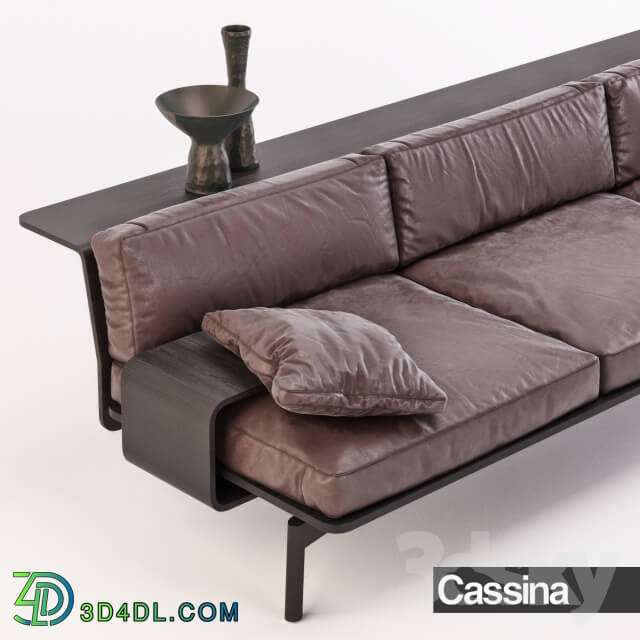 Sofa - Cassina 288 Sled Three Seater Sofa