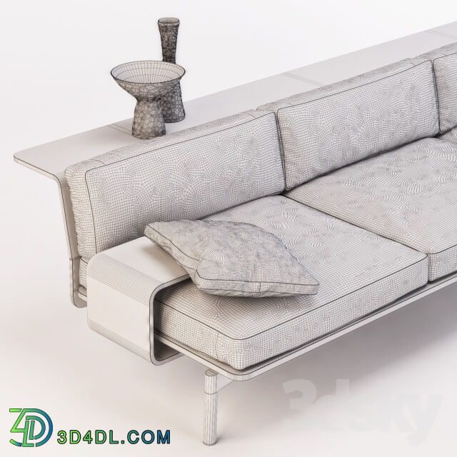 Sofa - Cassina 288 Sled Three Seater Sofa